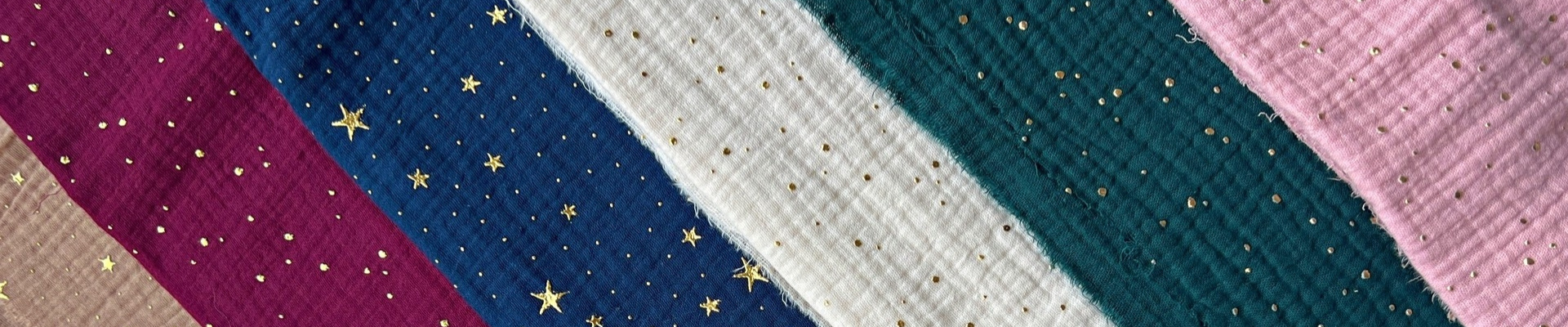 Weicher, luftiger Musselin in Trendfarben